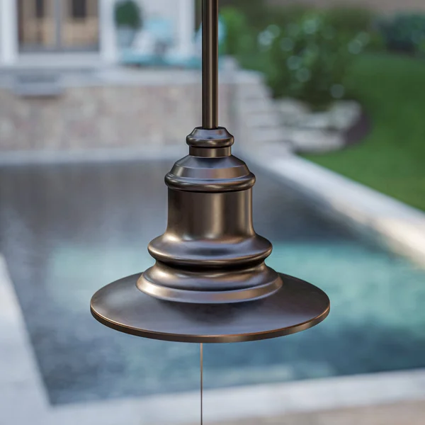 Design Craft Visp Blackened Oil Rubbed Bronze 1-Light Outdoor Pendant