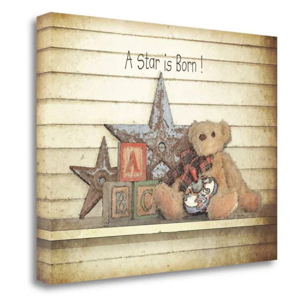 Tangletown Fine Art A Star Is Born Giclee Print on Gallery Wrap Canvas by Jo Moulton