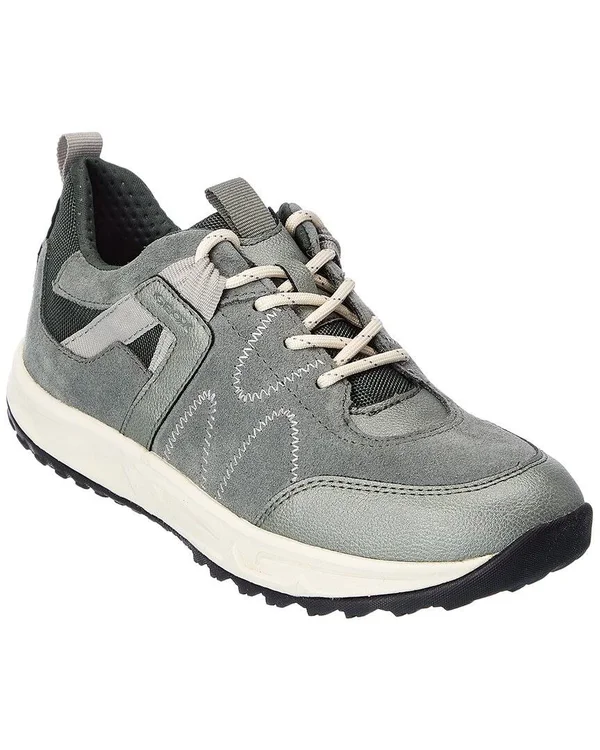 Geox Delray Suede-Trim Sneaker - 36, Multi