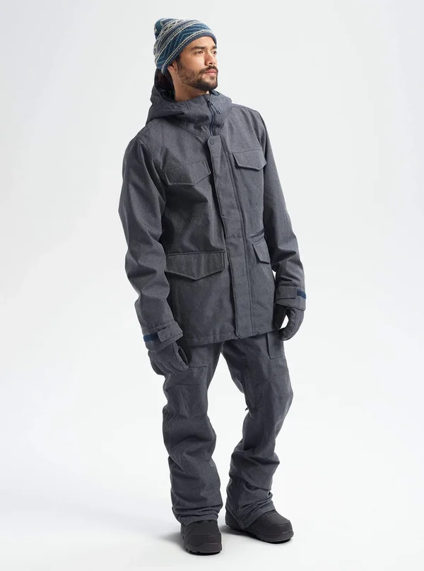 Burton Men's Covert Jacket - Slim, Denim, XL