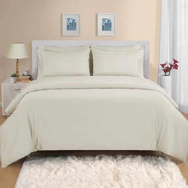 Hotel Signature 800TC 100% Supima Cotton Sateen King Sheet Set in Tan