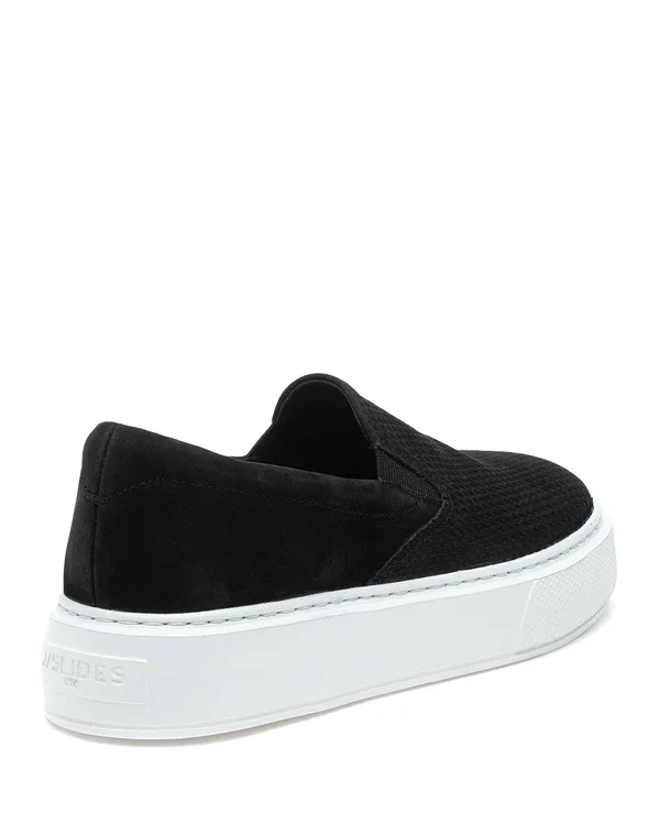 J/Slides Delia Leather Sneaker, 7.5, White Multi
