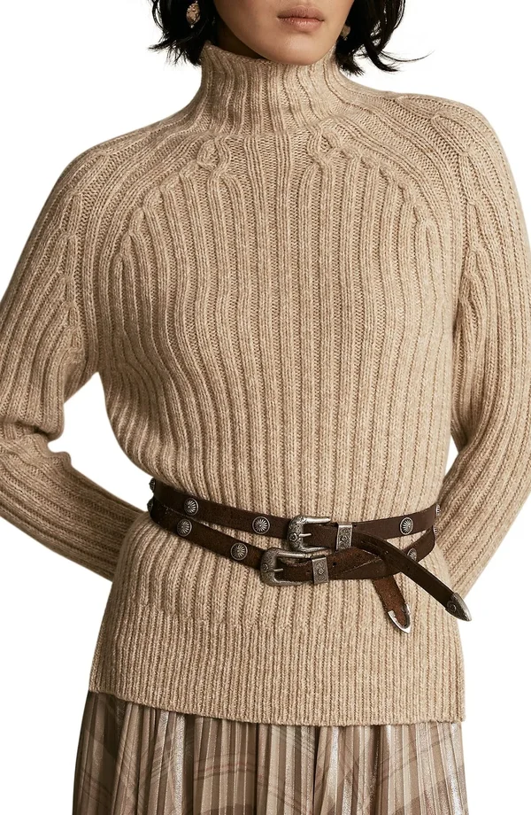 Polo Ralph Lauren Wool & Cashmere Sweater - Brown - Small