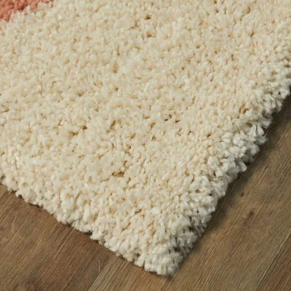 BALTA Levine Burnt Orange 8 ft. x 10 ft. Geometric Shag Area Rug