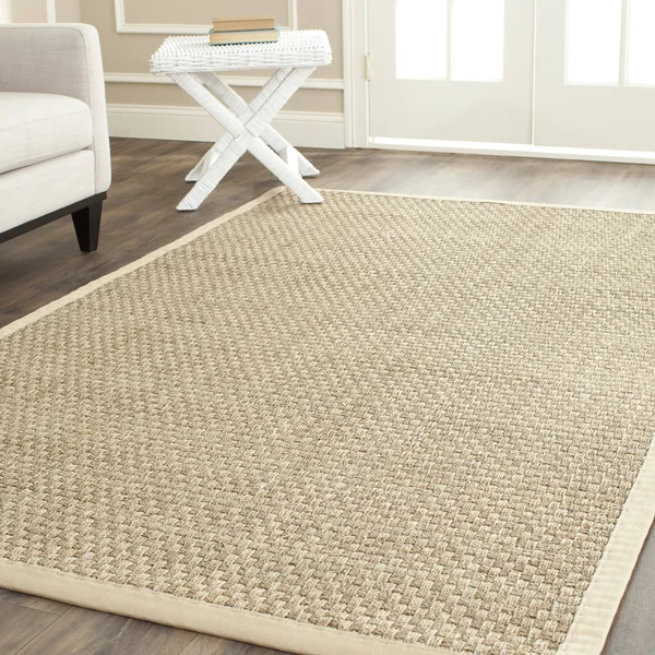 Safavieh NF114A Natural Fiber Area Rug, Natural/Beige 5-ft x 8-ft