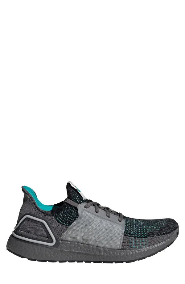 ADIDAS Men's UltraBOOST 19 Running Shoes, Grey, Size 9.5