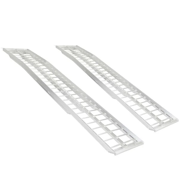 7& Aluminum Non-Folding Arched Lawn & Garden Equipment Loading Ramps