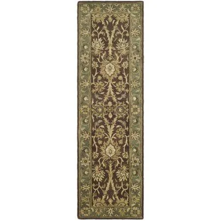Charlton Home Dunbar Hand-Tufted Wool Area Rug - Size: Runner 2'3 inch x 8', Brown