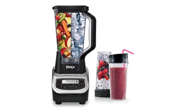 Ninja Professional Blender and Nutri Cups (Renewed)
