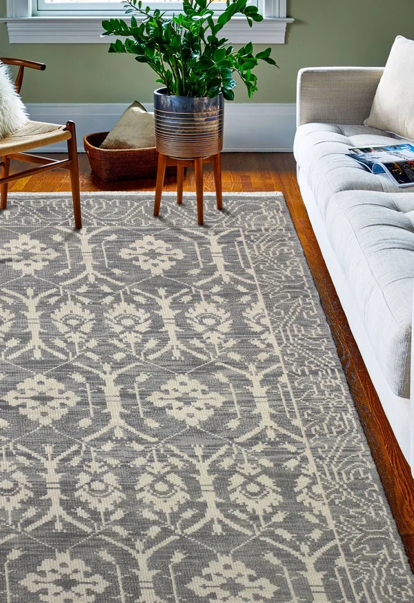 Bashian Artifact AR103 Indoor Area Rug Grey