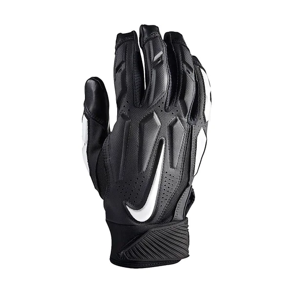 Nike Adult D-Tack 6.0 Lineman Gloves, XXL, Black