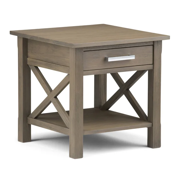 Wyndenhall Waterloo Solid Wood 21 inch Wide Square Contemporary End Side Table - 21 inch Wide - 21 inch Wide - Black