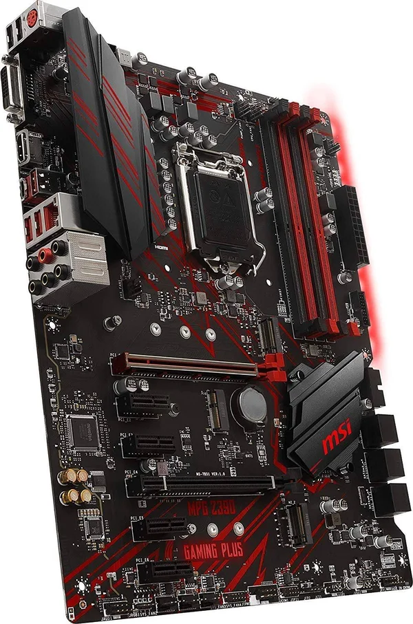 MSI MPG Z390 GAMING PLUS with Intel Z390 ATX Motherboard - LGA1151 Socket