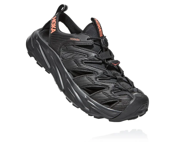 Hoka One One Women's Hopara - 5 - Black, Fusion Coral