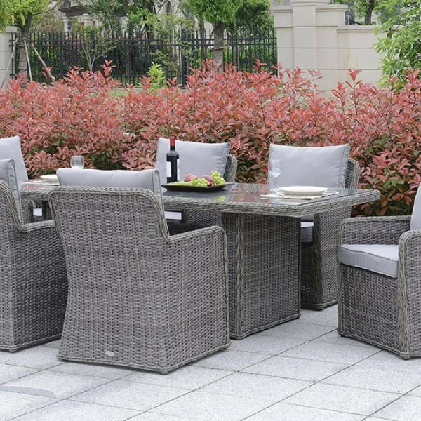 Furniture of America Bowdon Patio Dining Table