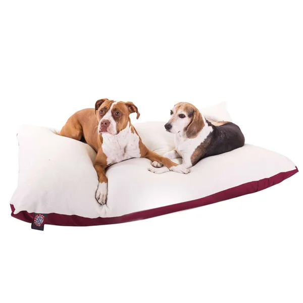 Majestic Pet Rectangle Pet Bed - Extra Large/Burgundy