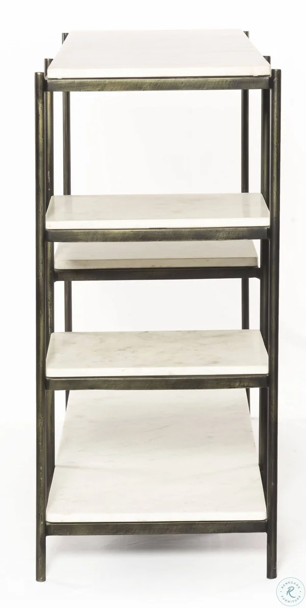 Four Hands Lily Console Table - Hammered Grey