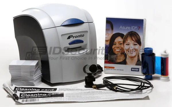 Pronto Single Sided Photo ID Printer with Bundle