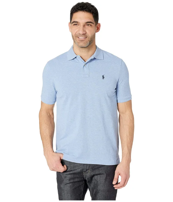 Polo Ralph Lauren Men's Classic Fit Mesh Polo - Jamaica Heather