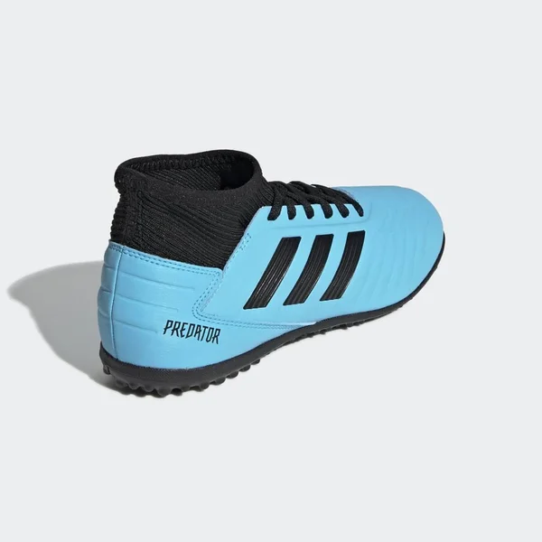 Adidas Predator Tango 19.3 Turf Shoes Bright Cyan 5.5 Kids - Soccer Cleats