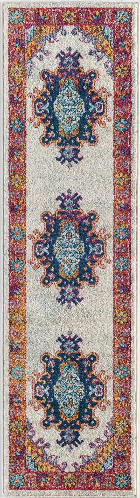 Rugs America Jorah Vintage Transitional Rug - 2&2 inchx8&0 inch - Juno