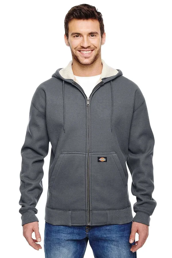 Dickies TW357 Men Sherpa Lined Fleece - Dark Heather - XL