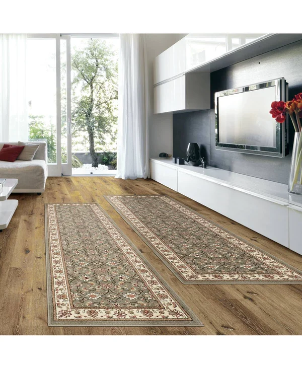 Km Home Prato Meshed Sage 2-Pc. Runner Rug Set - Sage