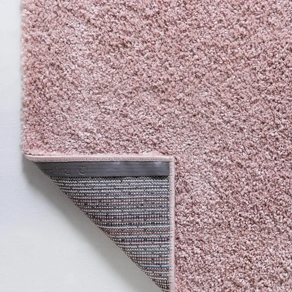 Soft Solid Shag Pink 8x10 Area Rug