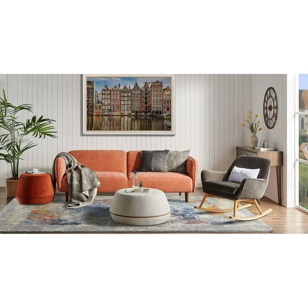 Kardiel ONVI 32x22 Fabric Ottoman ONVI.L, Sledge
