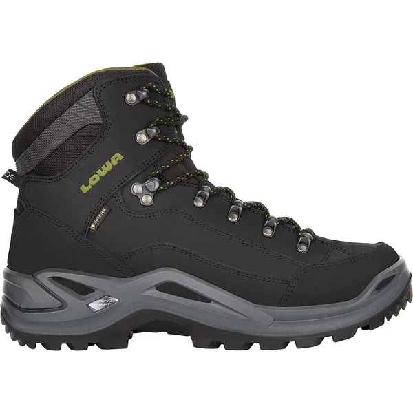 Lowa Renegade GTX Mid Hiking Boot - Men's Black/Olive, 11.0