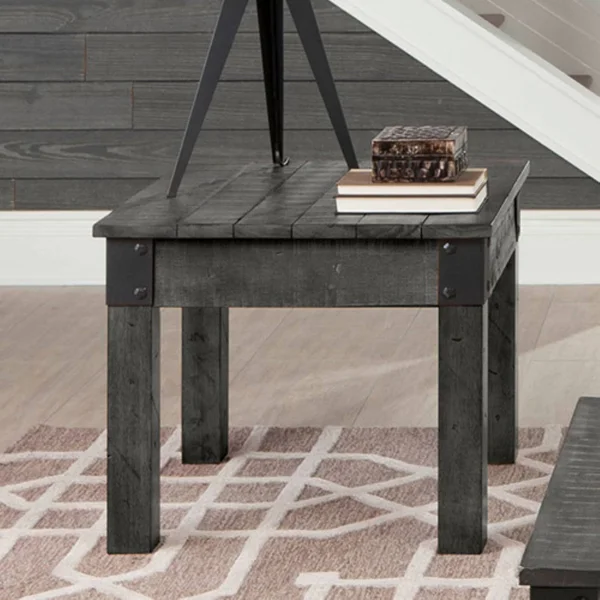 Coaster End Table - Rustic Grey 720577