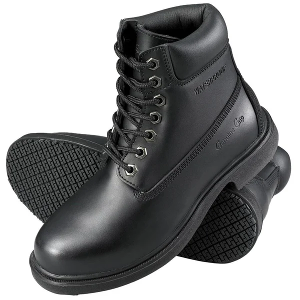 Women's Genuine Grip Footwear Slip-Resistant Waterproof Boot - Size: 5, Black