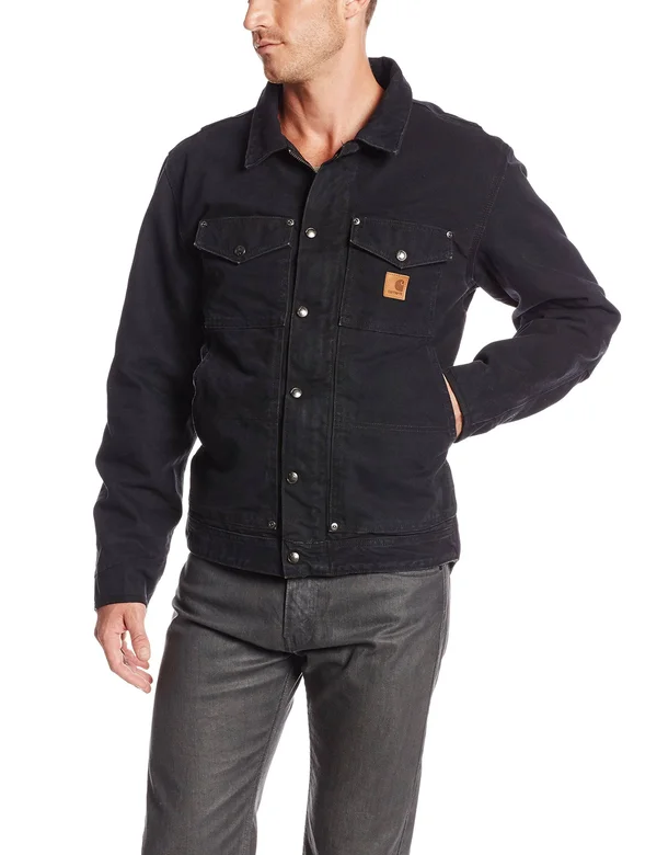 Carhartt Men's Berwick Jacket, Black, XXL