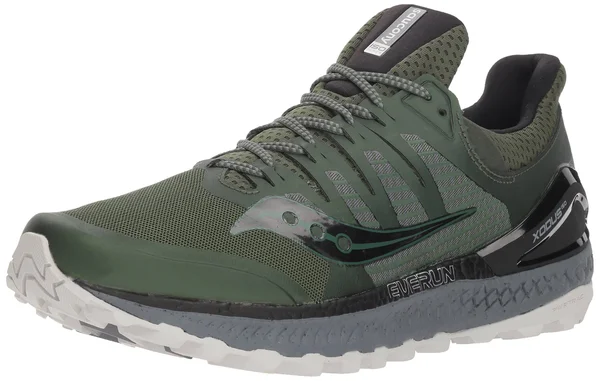 Men's Saucony Xodus ISO 3 Olive Black - in Size 8