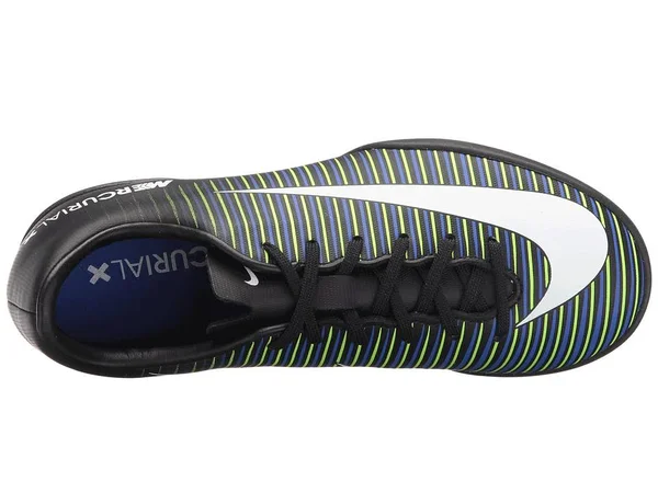 Nike Jr MercurialX Vapor XI TF Kids Black/White/Green, 1.5