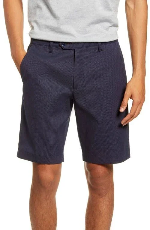 Men's Ted Baker London Cortrom Slim Fit Shorts - Size 40 - Blue