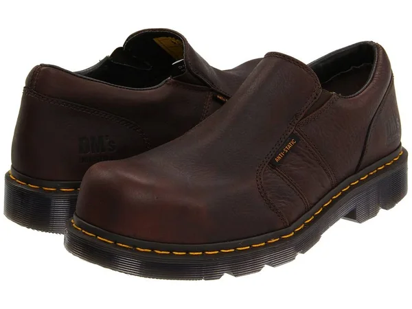 Dr.martens Men's Resistor St Brown Bark Industrial Bear Slip On