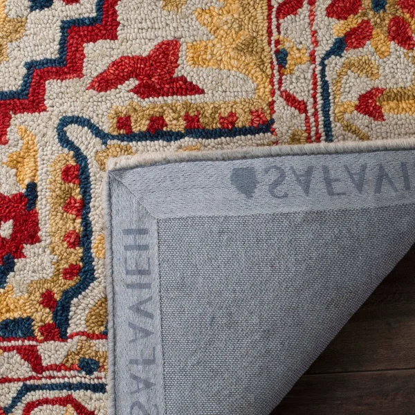 2&3x22 x 9& Runner Area Rug, Green, Safavieh