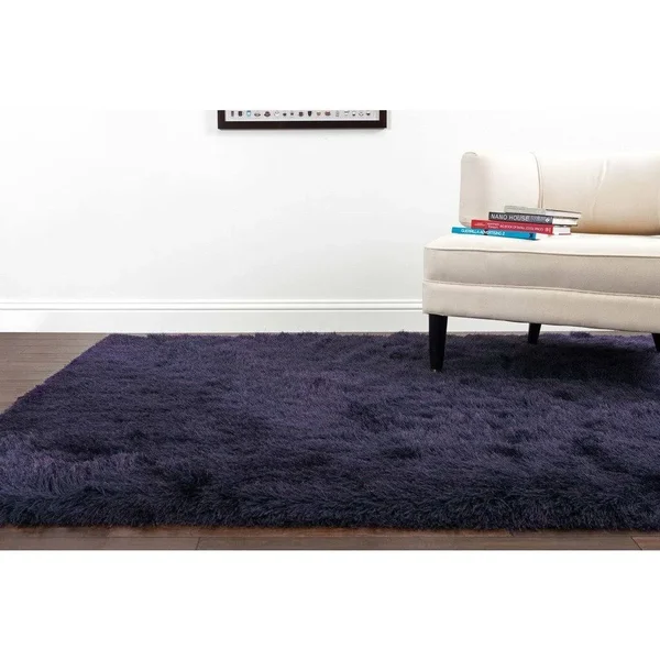Loloi Allure Shag AQ-01 Taupe Rug - 8 ft Round
