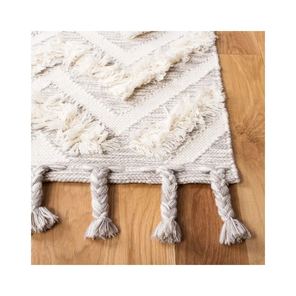 Safavieh Kenya Rug Collection KNY957A - Ivory - Grey - 3& x 5&