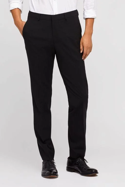 Bonobos Italian Stretch Wool Dress Pants - Black - Casual Pants