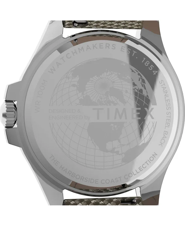 Timex Men's Harborside Coast Tan Fabric Strap Watch 43mm - Tan
