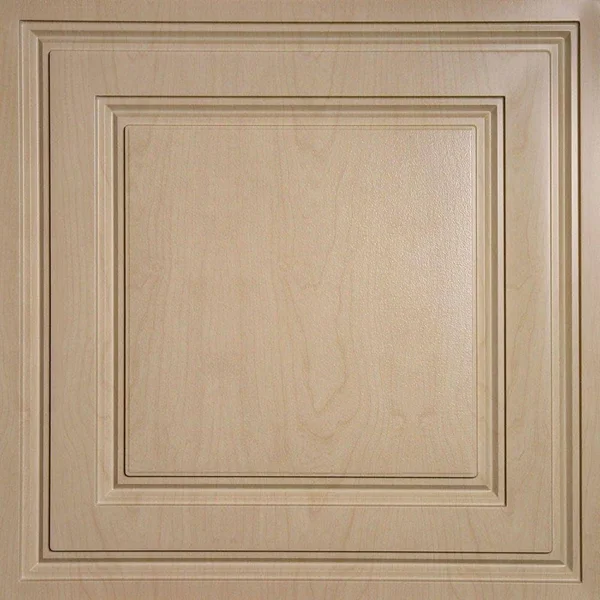 Ceilume Oxford Faux Wood-Sandal 2 ft. x 2 ft. Lay-In Ceiling Panel (Case of 6)