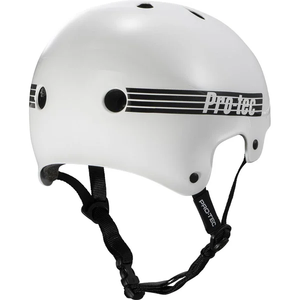 Pro-Tec Old School Certified Helmet - Gloss White Small