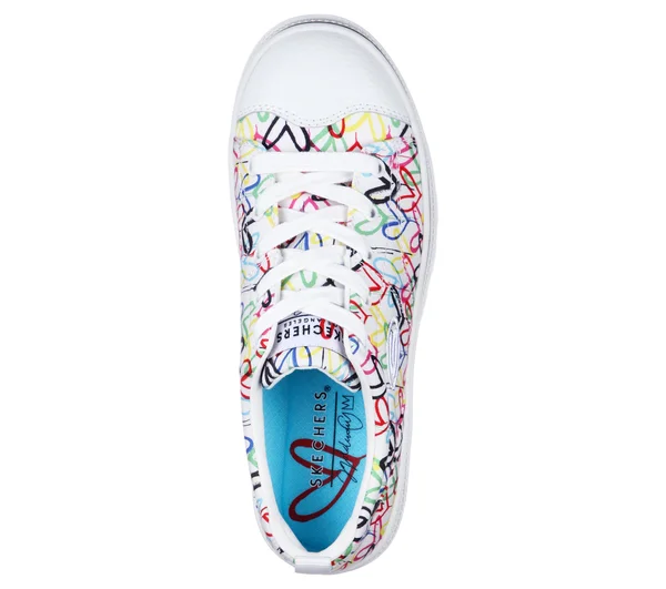 Skechers Street Roadies-Hashtag Love 6 Women's White