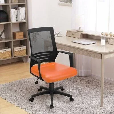 High Back Task Chair Inbox Zero Upholstery Color: Orange