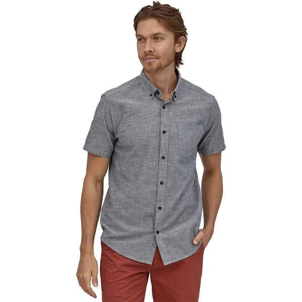 Patagonia Men's Lightweight Bluffside Shirt Chambray: Classic Navy XL