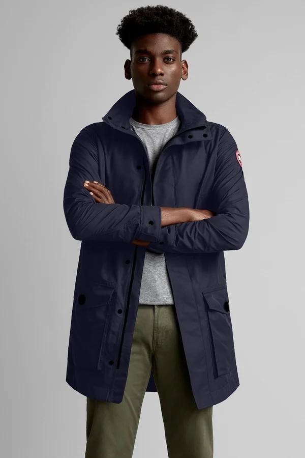 Canada Goose Crew Trench (Men, Admiral Navy, S)