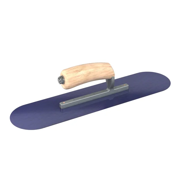 Bon Tool 16 in. x 4 in. Blue Steel Pool Trowel with Wood Handle, 66-166