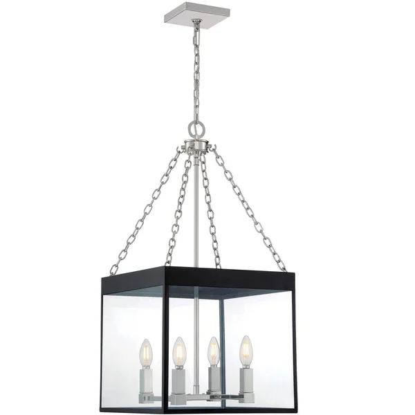 Park Harbor PHPL6724 4 Light 15x22 Wide Pendant - Matte Black